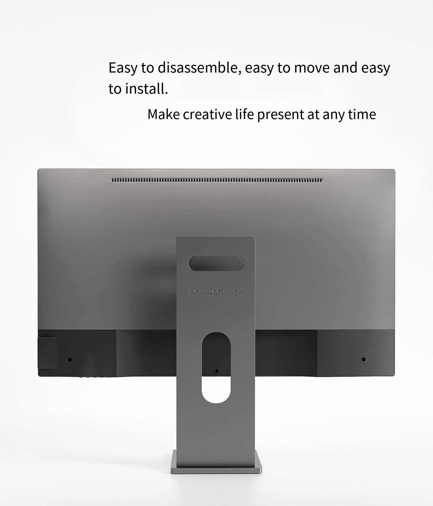 Monitor 4K de 27 polegadas com 98% DCI-P3 400nit IPS Panel 75HZ HDR Características MACRO OS Desktop SCREEN PORT TYPE-C