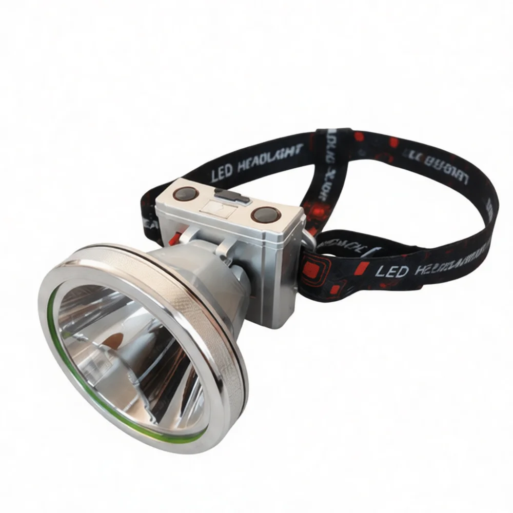 Portable White Laser LED Headlamp Rechargeable Battery Powered Tactical Light For Night Fishing Mining Outdoor Emergency Tools