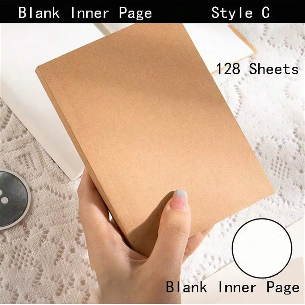 A6 ポケット厚手ノートブック 256 ページ 128 枚ラ - Vintage Leather Journal Notebook のレビューと価格