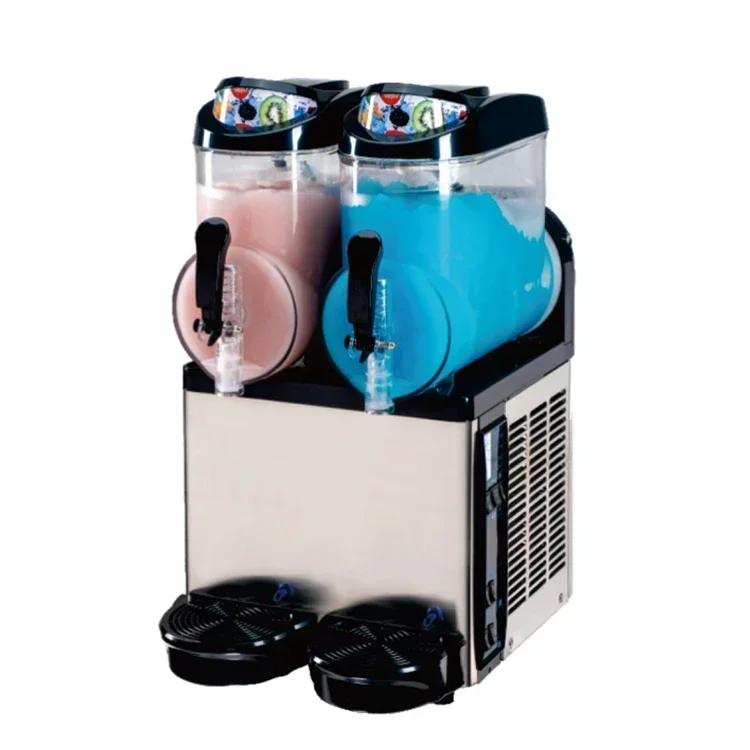 

Horus 12L*2T Hot Selling Easy Operating Slush Frozen Drink Slush Machine For Commercial