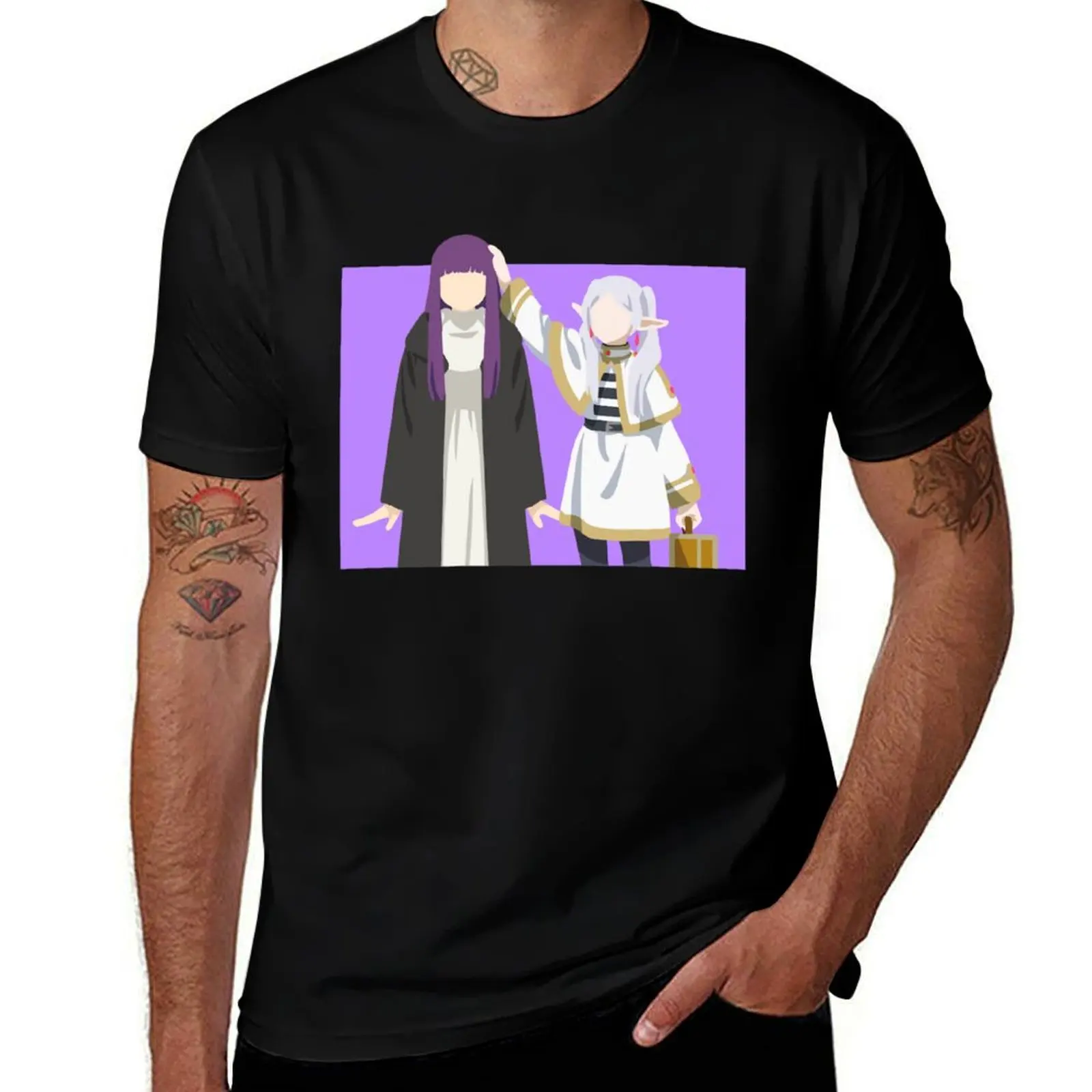 Frieren And Fern Minimalism T-Shirt Work Wear Lightweight Tee T-Shirt