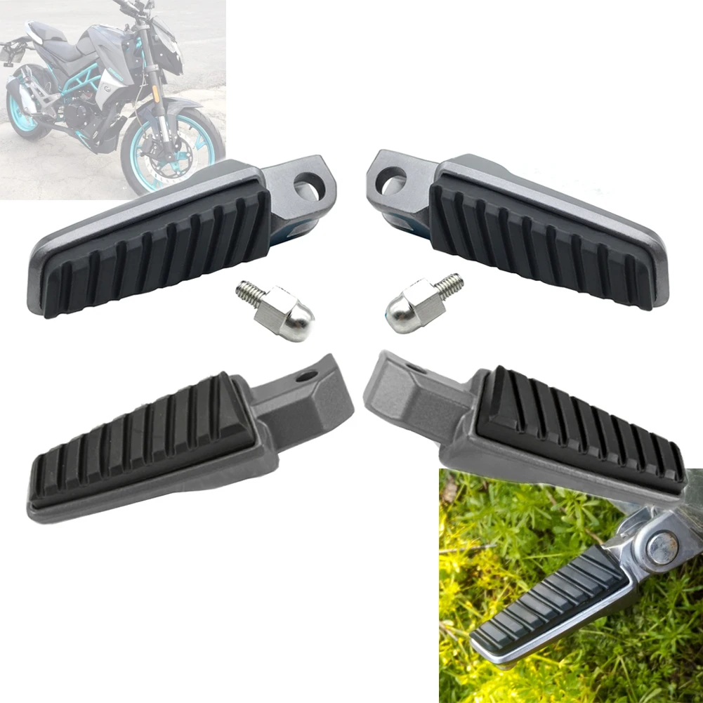 Fotografia 3: Kit de Montagem de Pedaleiras para Motocicleta CFMOTO CF 400NK 650NK NK650 - Apoios de Pé Dianteiros e Traseiros