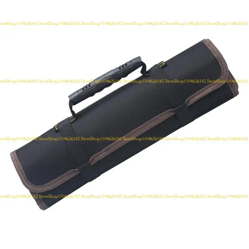

Q2Q4 Heavy Duty Polyester Tool Roll Up Bag With Varied Pocket Sizes Suitable For Organized Tool Management Handymen Essential