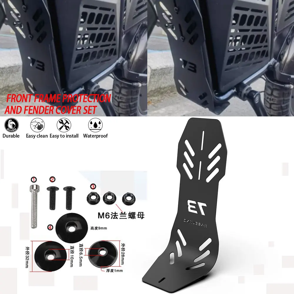 

For Super 73 RX Engine Guard Grille Housing Cover Protection Motorcycle Front Frame Protection And Fender Cover Set Accessories