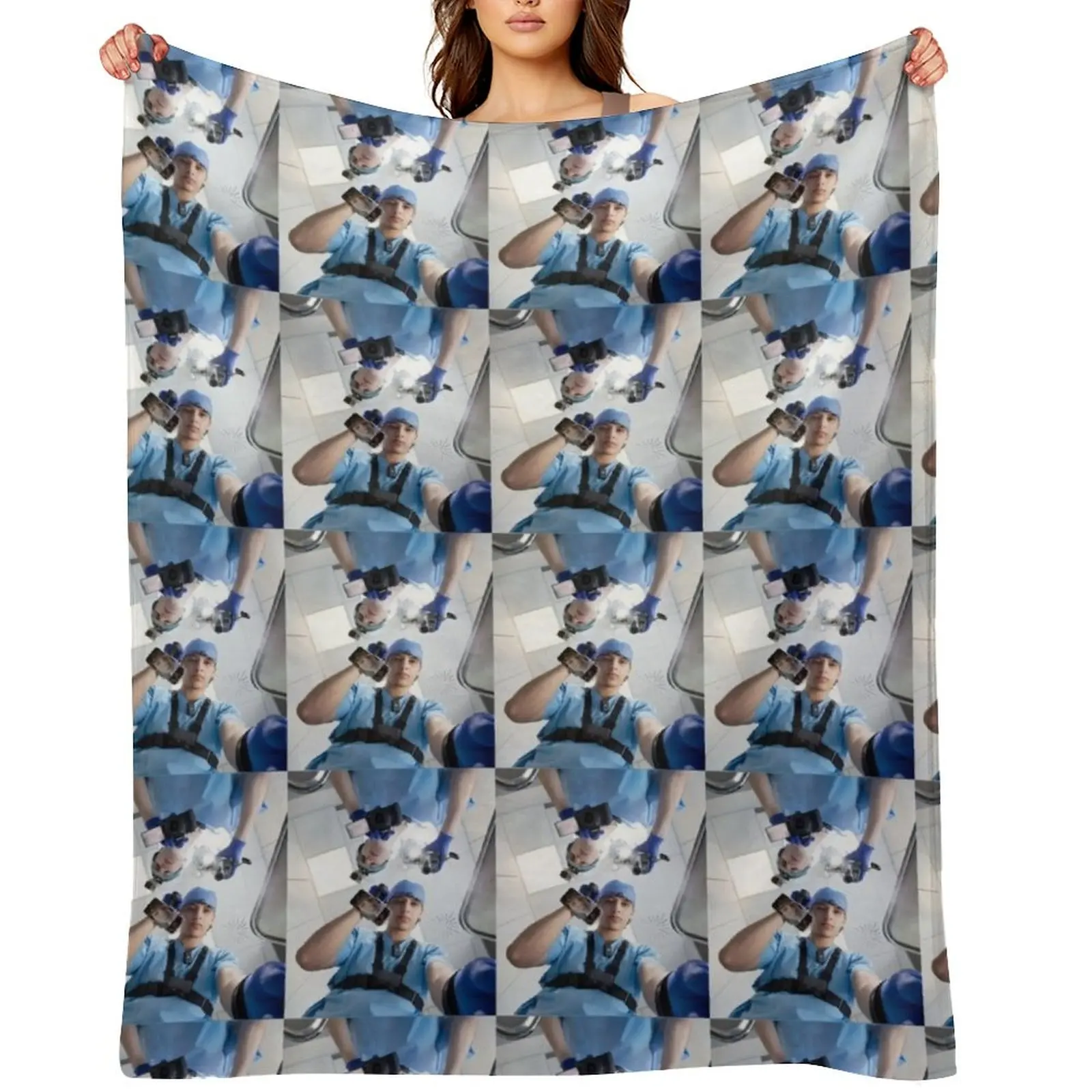 

Slushy noobz sticker Throw Blanket Vintage Soft Personalized Gift Blankets For Bed Blankets