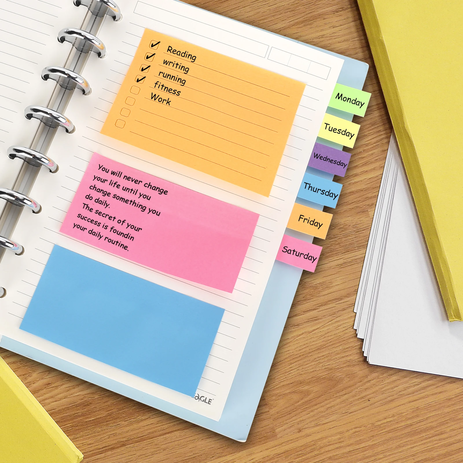 Eagle Sticky Notes Set,340 Sheets/ Book,Creative Notepad Adhesive Stickers ,Back to School Stationery,School Offices Supplies