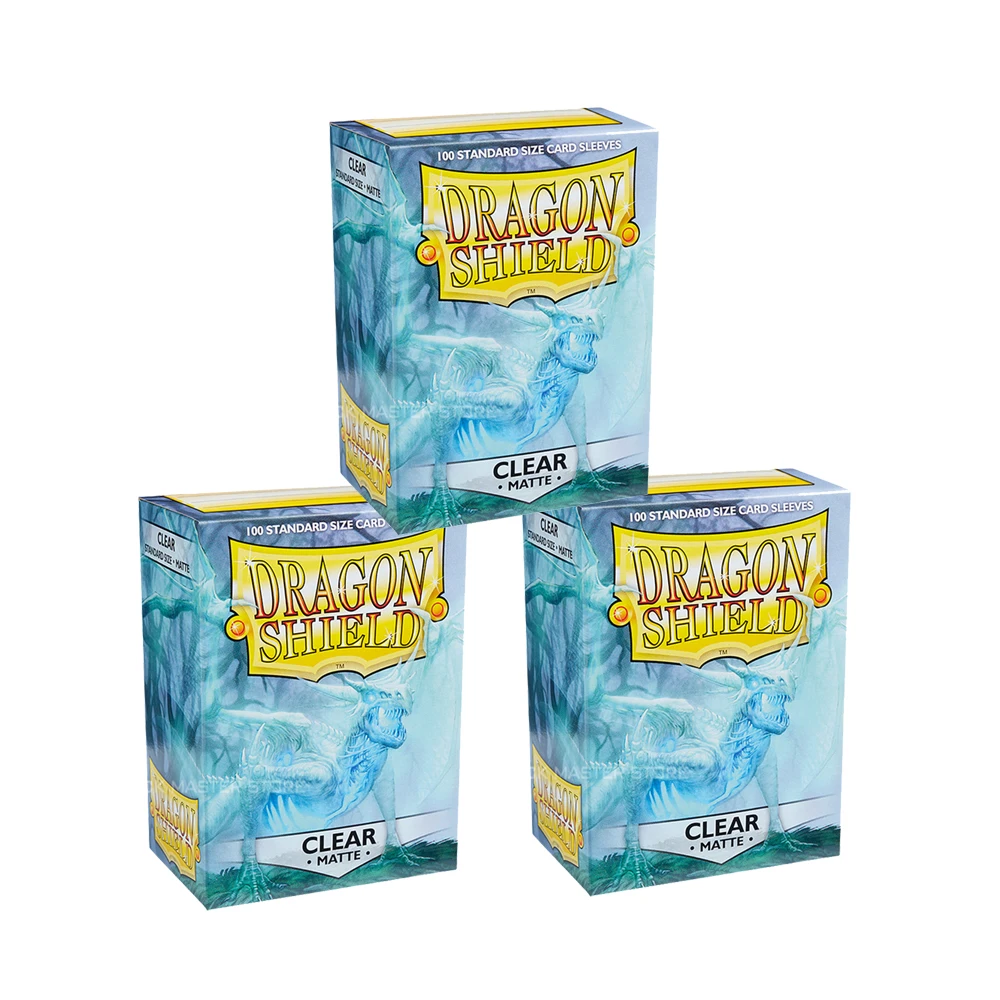 63x88mm card sleeves Board Game Non Glare- Standard (fits cards of 63x88mm) Cryptic Cabin You can get mat finished sleeves which are a bit more grippy or normal ones which are great to shuffle but can be a bit slippy when stood in a stack Dragon Shield Card Sleeves: Standard