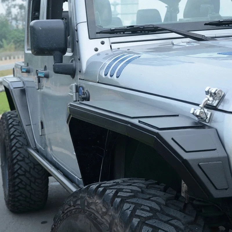 Steel Flares 2007+ Off Road Wheel Trims Exterior Modification Heavy Duty Durable Universal Sport Fit