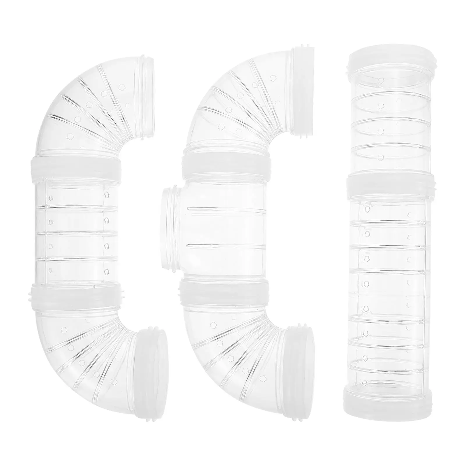 

Plastic Cage Extendable Tubes Tunnel Accessories Durable Thickened Material Enrichment Long Serving Time Scratch