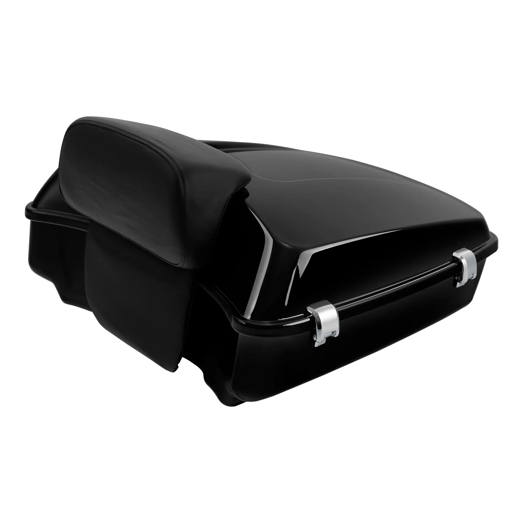 

Motorcycle Chopped Trunk W/ Backrest For Harley Touring Tour Pak Road King Electra Street Glide FLHR FLHX FLHT 2014-2023