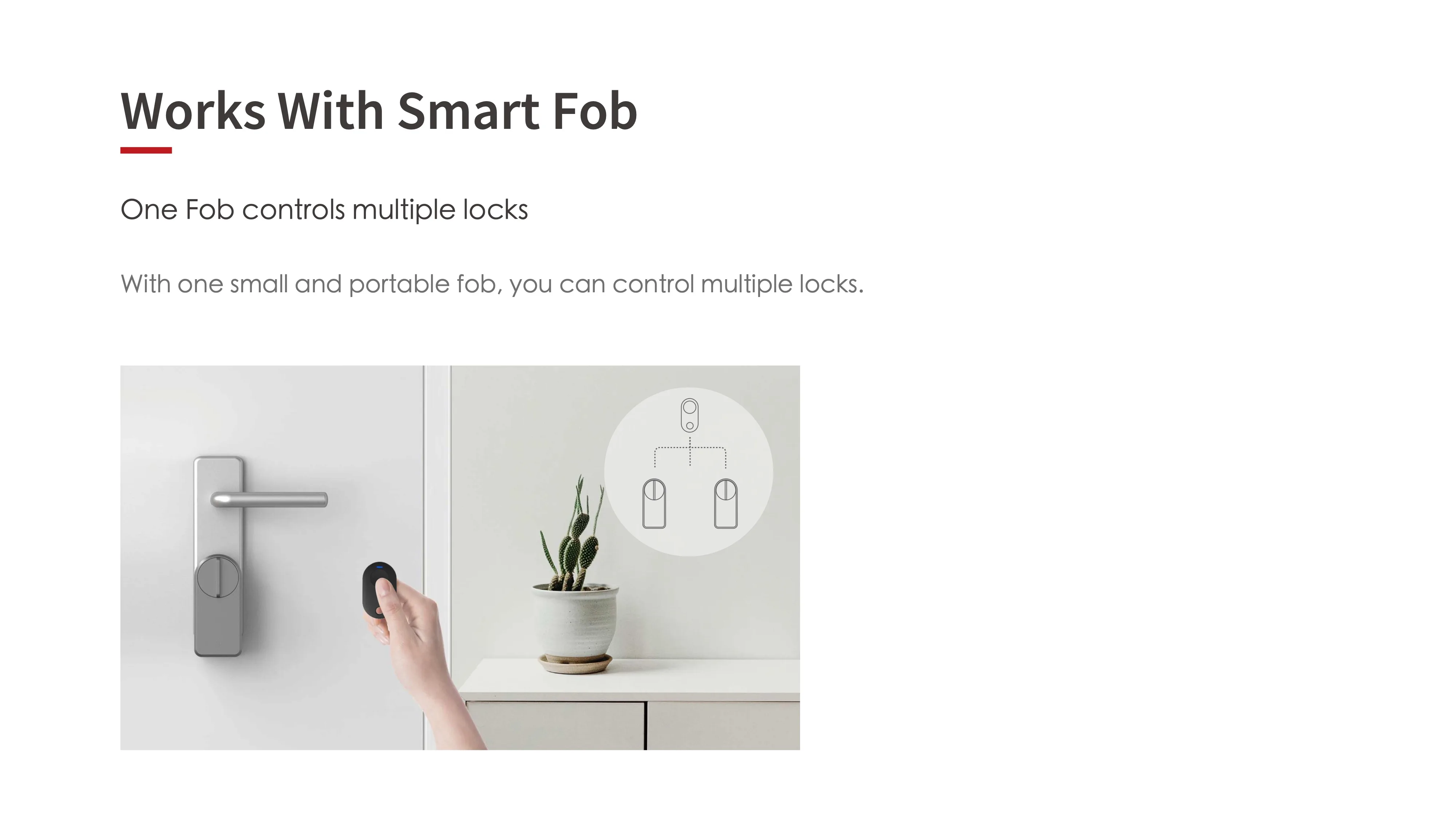 Tuya Smart Lock for Hotels Apartments & Offices - Bluetooth APP Fingerprint Password Smart Key Unlocking