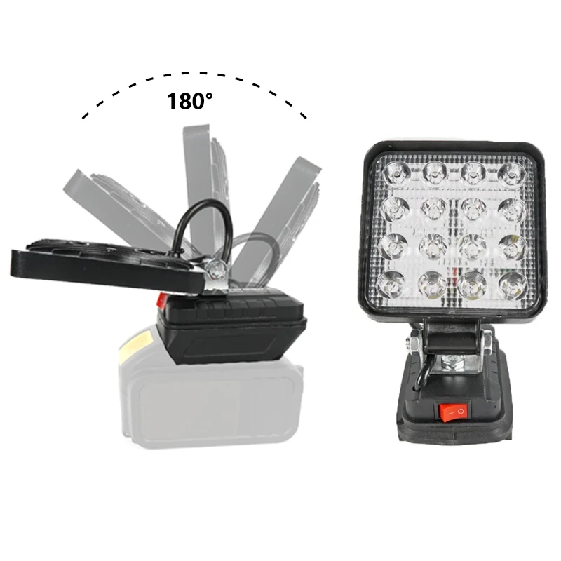 

HOT For Makita 18V Li-ion Battery BL1830 BL1815 Portable Lantern Flashlight Emergency Lighting 3/4inch LED Tool Lamp Work Light