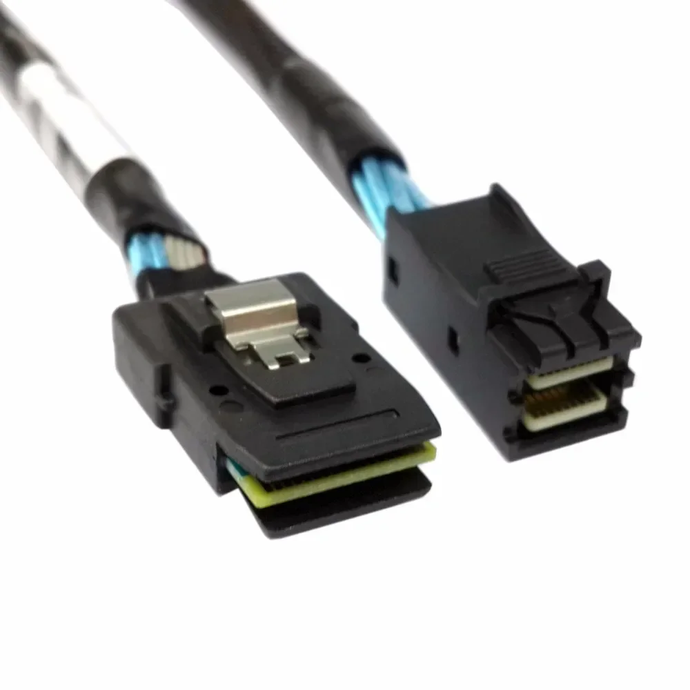 50cm Internal Mini SAS SFF-8087 to Mini SAS High Density HD SFF-8643 Data Server Hard Disk Raid Cable