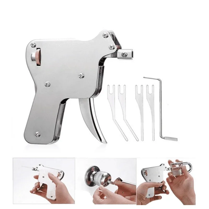 Kit d'Outils de Déverrouillage de Porte, Cadenas Transparent, Outil de Formation