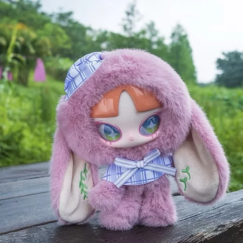 

Аутентичная плюшевая игрушка Inn Spring Series со съемной шляпой, модная слепая коробка, коллекционная фигурка с дизайном челки