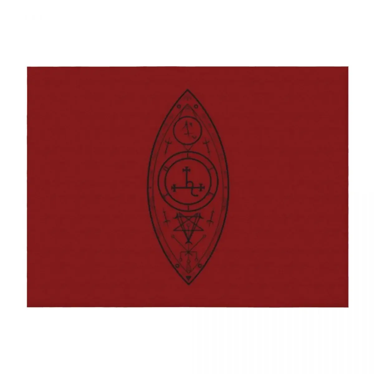 

Grand Seal of Lilith Throw Blanket Designers Warm Bed linens Luxury Blankets