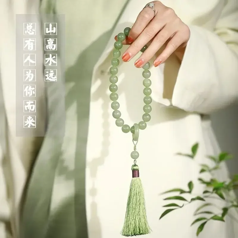 Chinese Hanfu Antique Jewelry Handheld Prayer Beads Bracelet Meditation Plaything Student Men Women Girlfriend Accessories