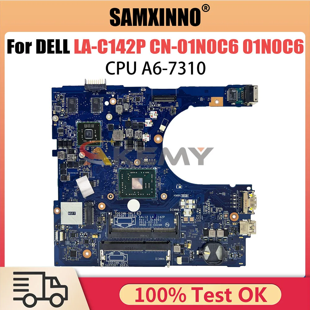 LA-C142P Laptop Motherboard FOR dell INSPIRON 5555 5455 5755 AAL12 CN-09J3FV 0799KM Mainboard A4 A6 A8 A10 cpu DIS or UMA