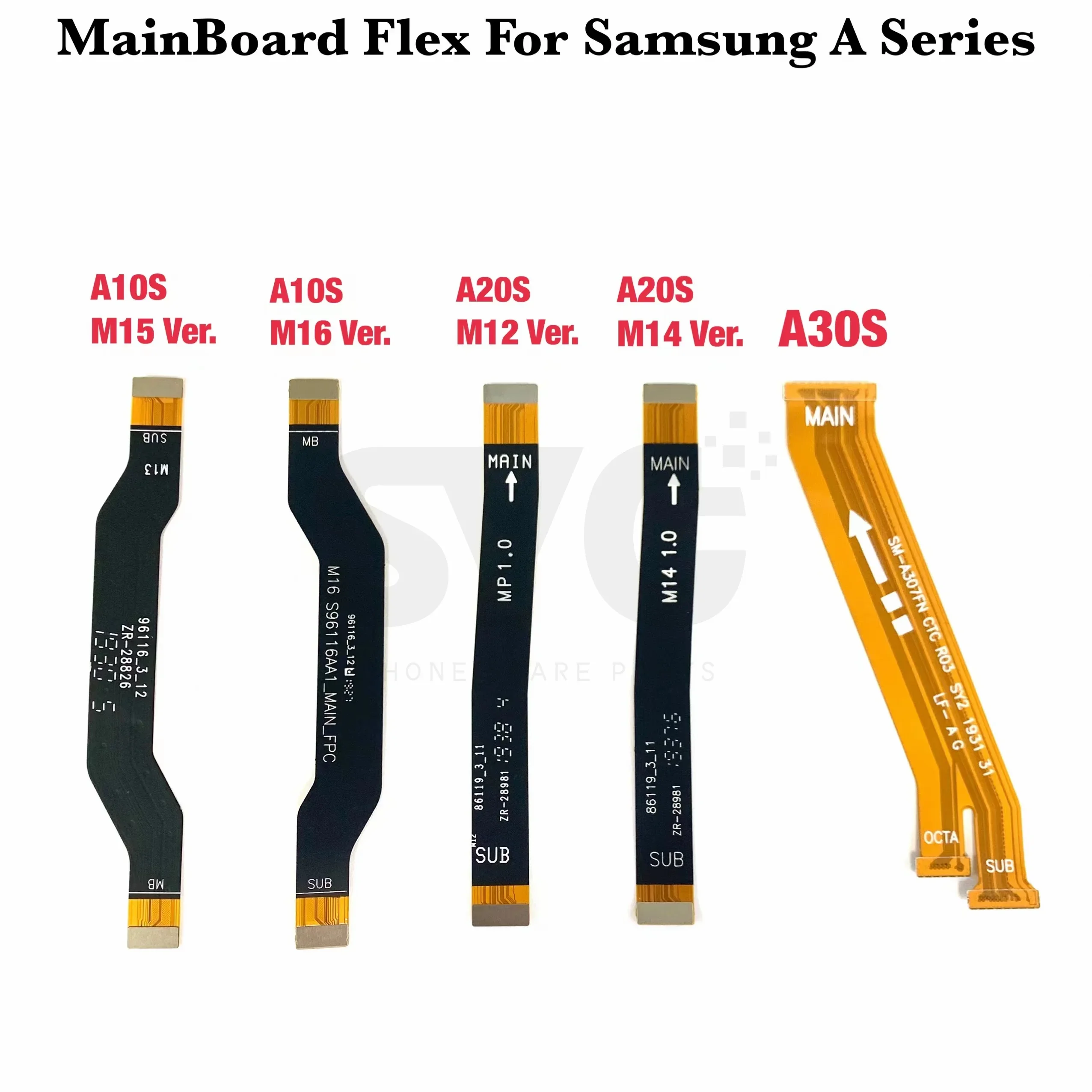 For Samsung A10S A107 A20S A207 A30S A307 A40S A50S A507 Main Motherboard Flex Cable Connector USB Board Ribbon Replacemen