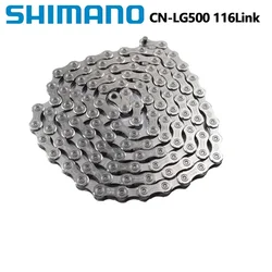 SHIMANO CUES CN-LG500 9/10/11 Speed 116L 122L 124L Bicycle Chain LINKGLIDE HYPERGLIDE for MTB Bike Original Bicycle Parts