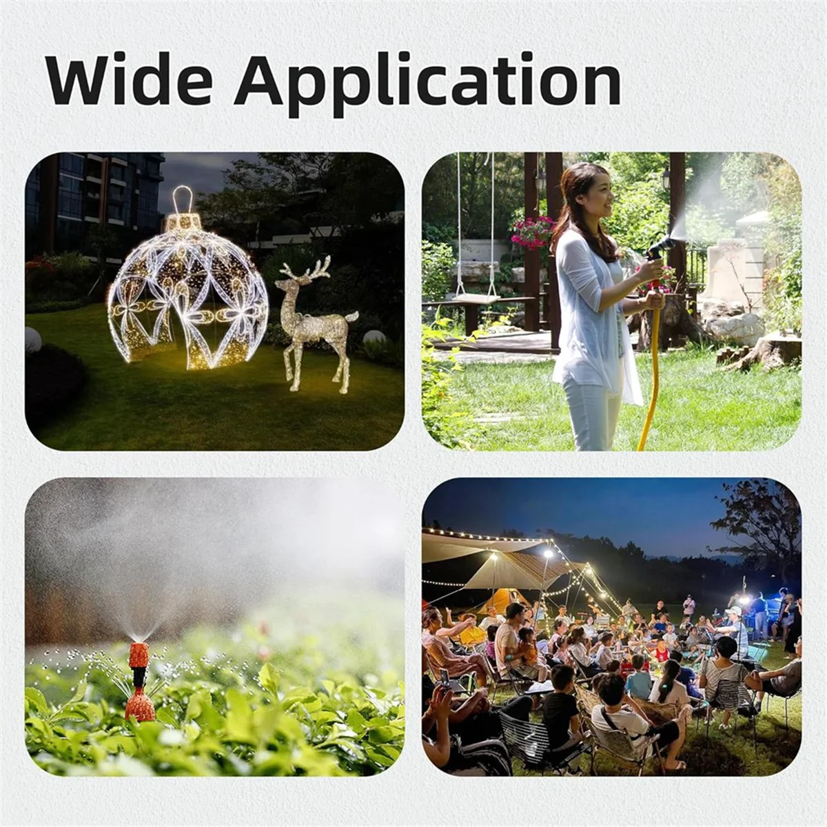 ABJS 9x5x4.3 بوصة في الهواء الطلق تمديد غطاء الحبل للخارجية مقاوم للماء في الهواء الطلق صندوق كهربائي منفذ التوصيل غطاء الحبل حامي