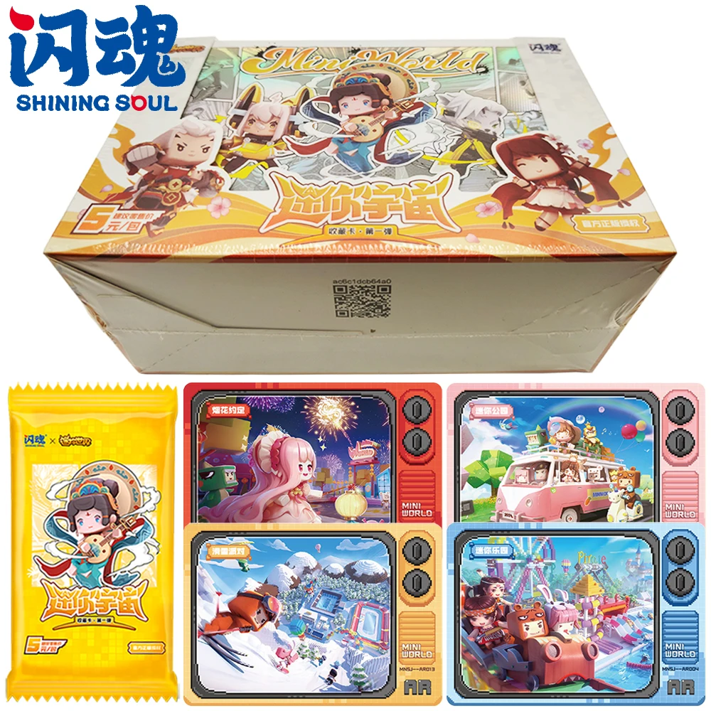 

SHINING SOUL Genuine Mini World Collection Card Cute Cartoon Image Leisure Creation Game Limited Card Exquisite Birthday Gifts