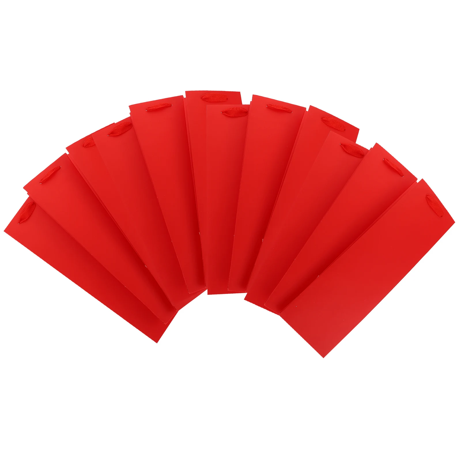 

12 Pcs Gift Bags High Quality Paper Premium Portable Storage Wedding Red White Card Dust Proof Moisture Absorption