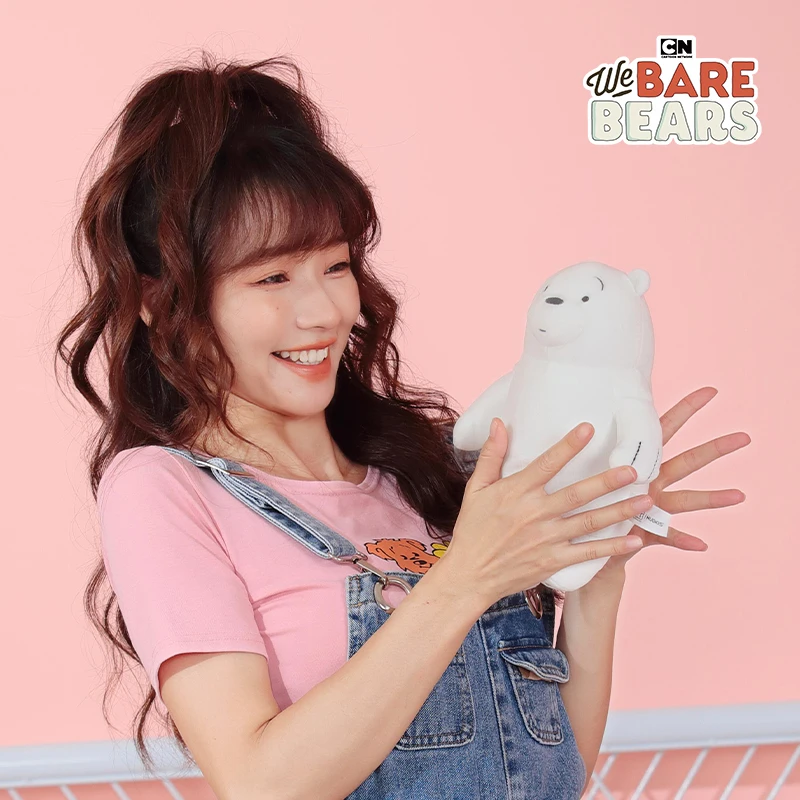 We Bare Bears Cartoon Anime Movie Figures Plush Toy Grizzly Panda Ice Bear Soft Stuffed Animal Plushies Doll Toys For Kids Gifts