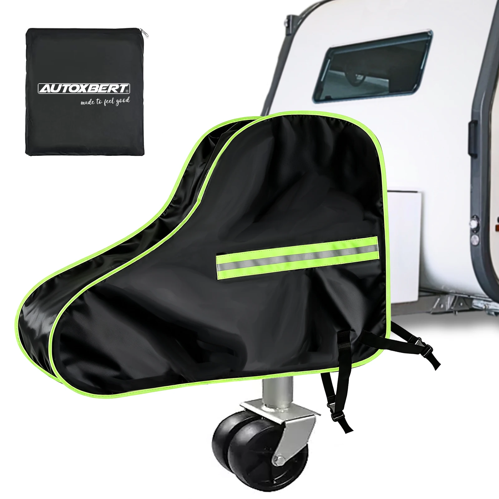 

Universal Trailer Caravan Towing Connector Hitch Cover Waterproof Dustproof Protector RV Tow Ball Hitch Coupling Lock Cover NEW