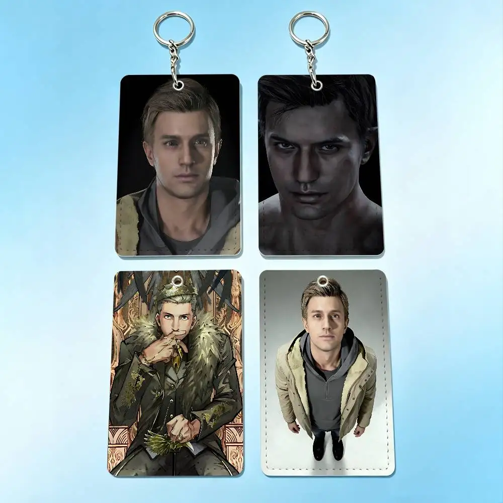 

Horror E-Ethan W-Winters Card Holder Keychain Badge Holder Card Pass Hang Rope Lariat Lanyard for Key Rings Accessories Gift