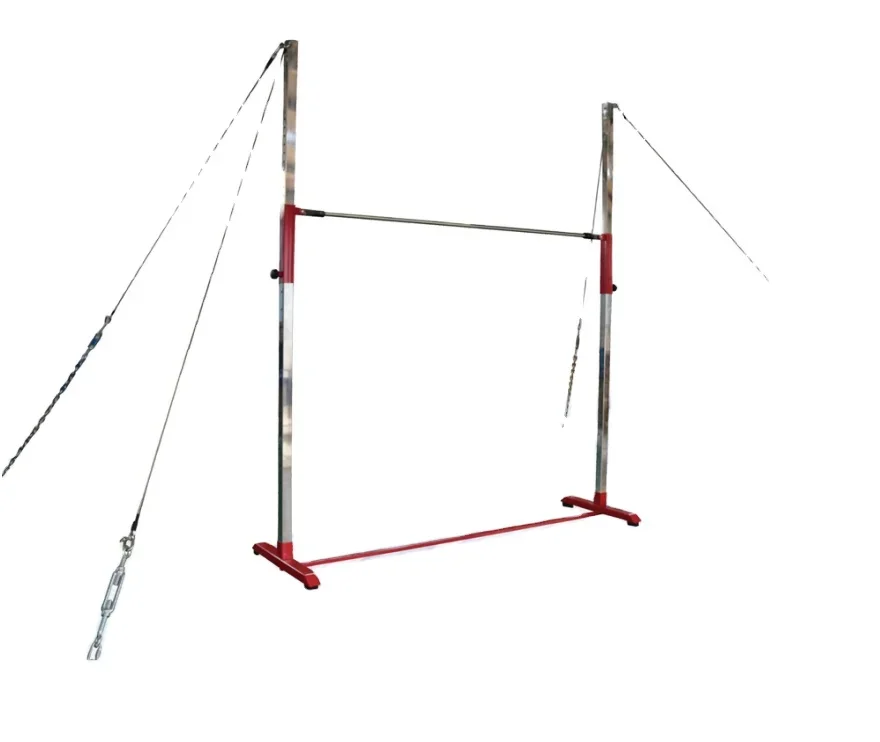 Professional multi function horizontal Bars Adjustable Height Horizontal Bar Gymnastics Equipment