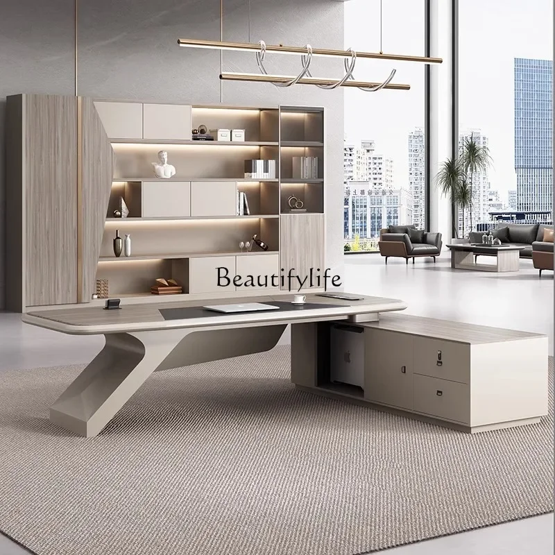 LJYSimple e moderno CEO chefe mesa de escritório