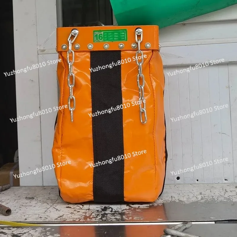 Heavy Duty Thickened Fixed Chain Bag Electric Hoist Crane Lifting Chain Storage Protective Cloth Bag For Chain Hoist