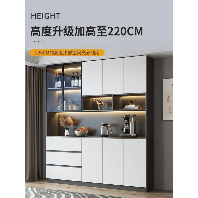 Custom. [Beautiful and Elegant] Sideboard Cabinet Wall Clearance Home High Cabinet Wine Cabinet Living Room Full Set Dining Room
