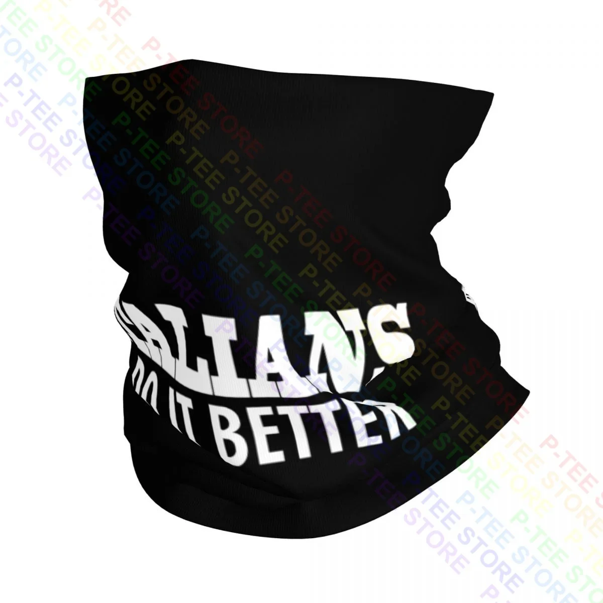 

Madonna Italians Do It Better Black Print Copy Woman Singer Neck Gaiter Bandana Scarf Face Mask Hip Hop