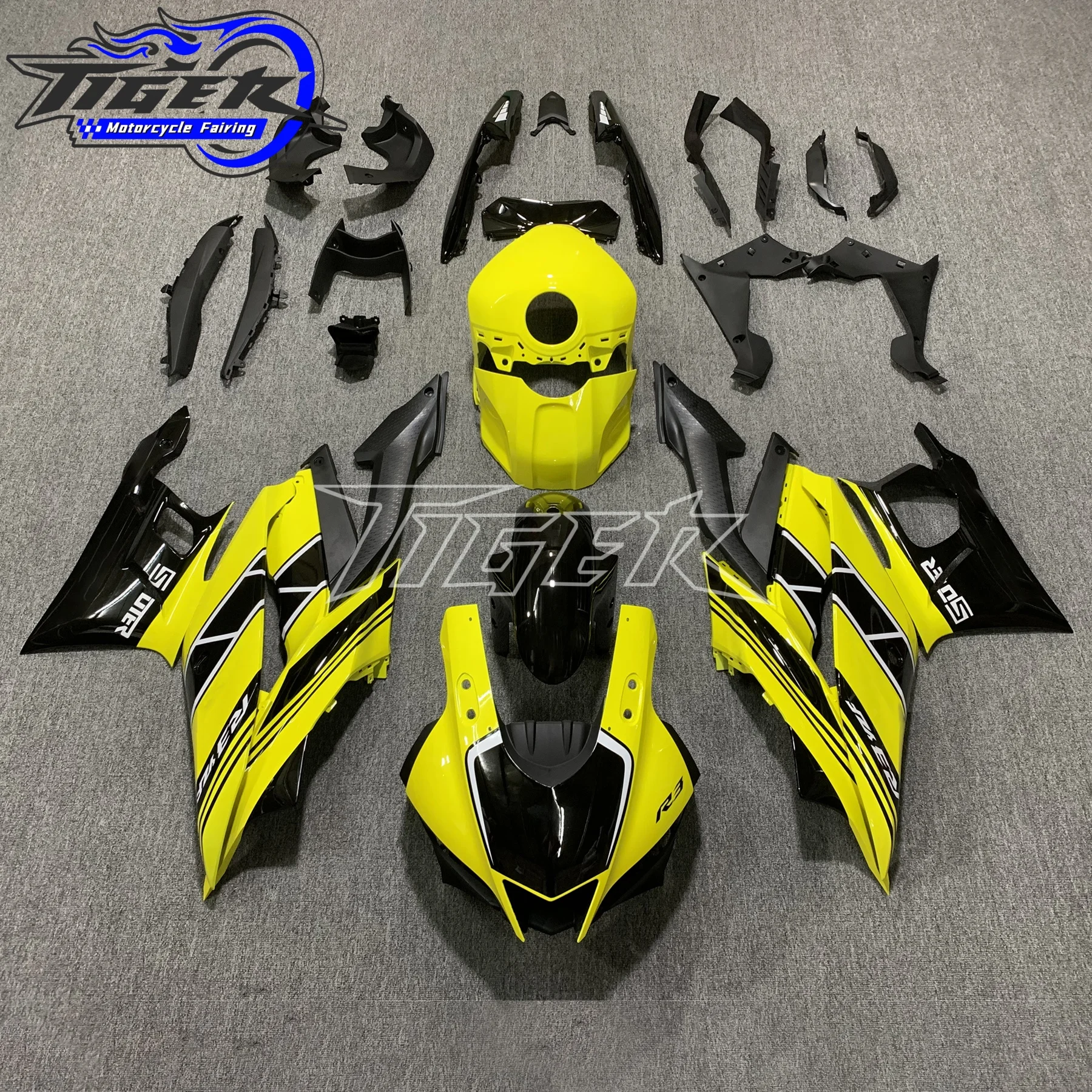 ABS Injection Motorcycle Fairings For YAMAHA YZFR25 YZFR3 2019 2020-2024 Fairing Kit YZF R25 R3 19-23 24 Luxury Bodywork Housing
