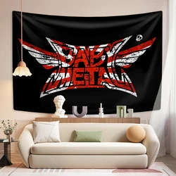 Japanese Pop Metal Band Tapestry Babymetals Wall Hanging Home Decor Aesthetics Dormitory Party Background Friend Gifts