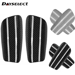 1Pair Carbon Fiber Soccer Shin Guards Portable Carrying Case Leg Protection Board EVA Sponge Super Strong Shock Resistance Adult