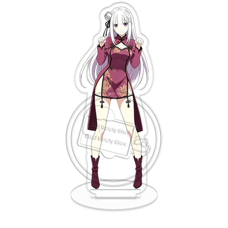 Re ZERO Acrylic Standee Starting Life in Another World Ram Rem Anime Character Desk Display Stand Ornament Collection Gifts view 5