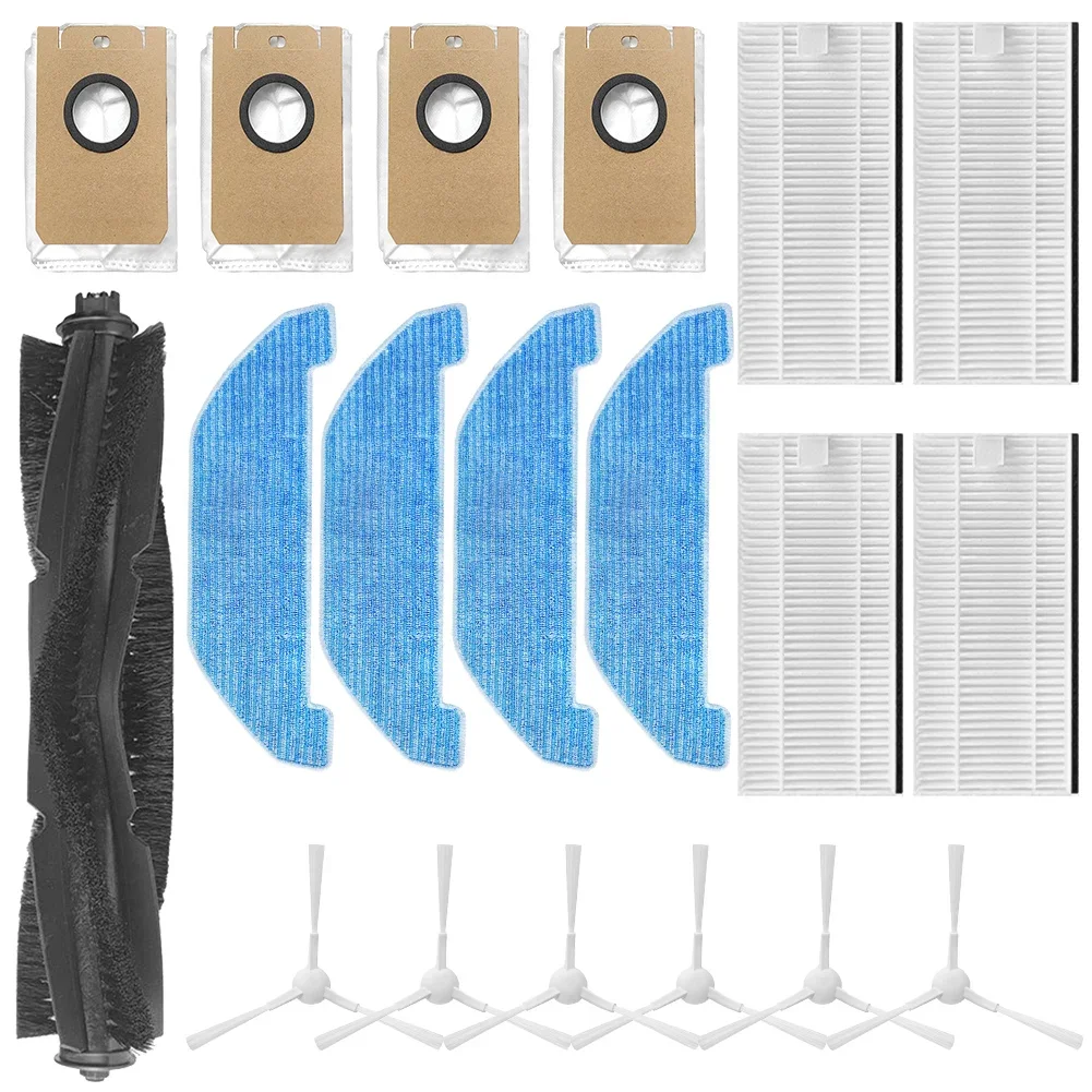 

Replacement Parts Set for Neakasa For NoMo N3 RS0100WA Vacuum Cleaner Side Brush Filter Mop Cloths & Dust Bags