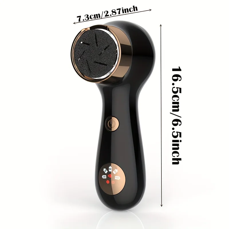 Rechargeable Electric Foot Callus Remover Pedicure Foot Grinder Tool Cordless Dead Skin Scrubber for Hard Skin Cracked Heels
