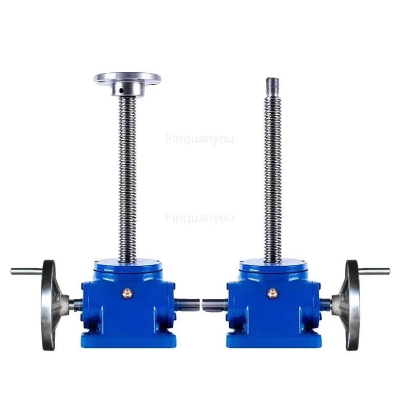 Selevator electric hand operated worm gear reducer small linkage screw synchronous lifting platform