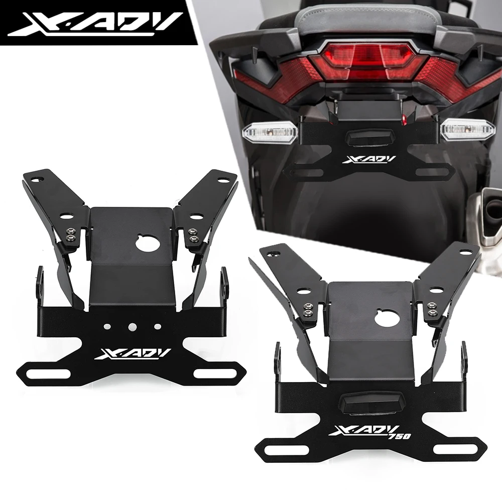 

For HONDA XADV750 X-ADV 750 XADV 750 License Plate Holder Support Rear Tail Tidy Fender Eliminator Bracket 2021 2022 2023 2024