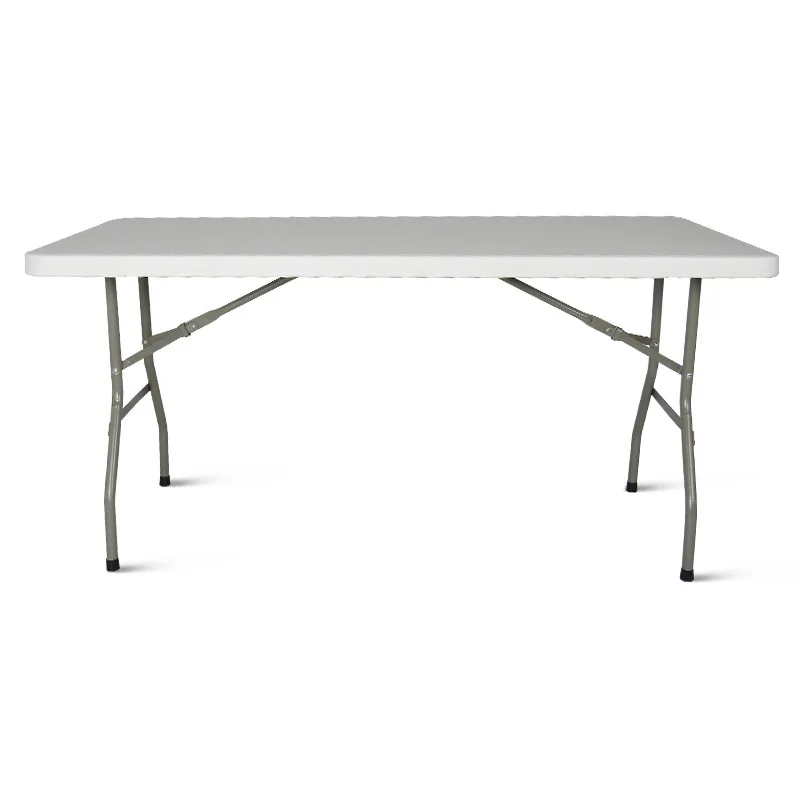 

Folding table, outdoor strip portable dining table and chairs, installation free stall