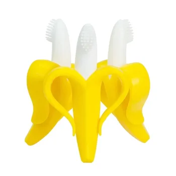 TeWindsor-Jouets sans BPA pour bébé, anneau de dentition en silicone, à mâcher, soins dentaires, perles d'allaitement, cadeau pour nourrissons, nouveau