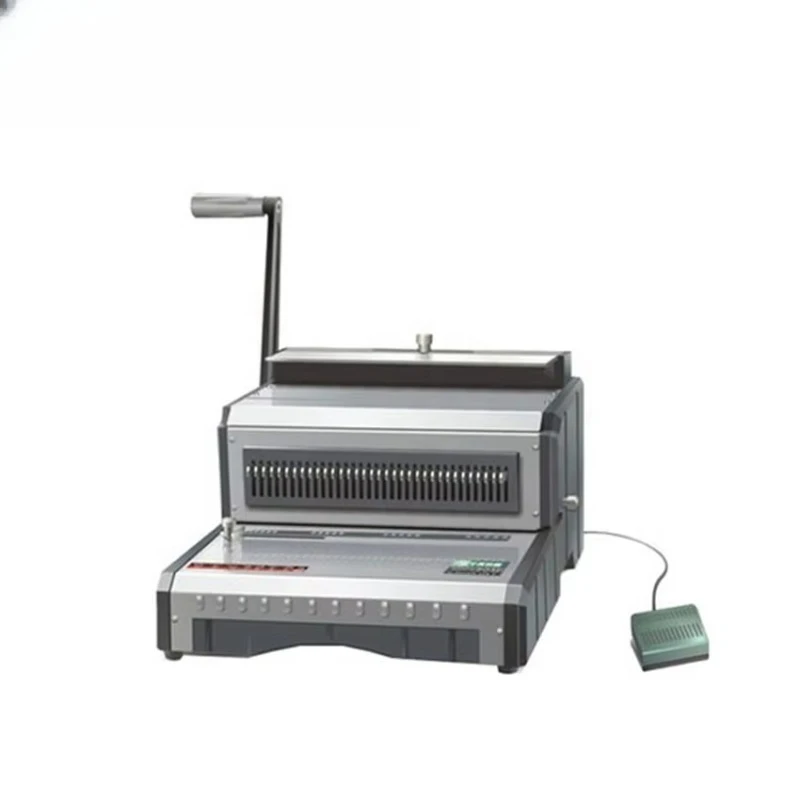 Wholesale YPS A5 & A4 Notebook Double Wire Leather Binders Manual Double Wire O Punching Machine