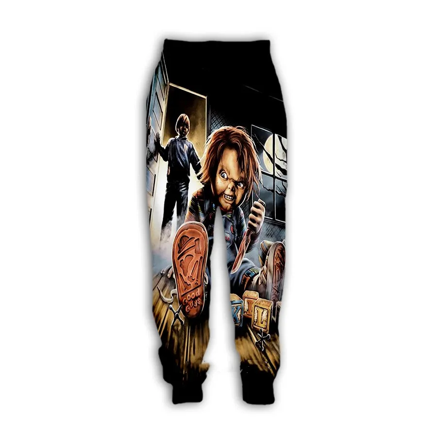 

New Bride of Chucky 3D Print Causal Clothing Fashion Men Women Tracksuits Hip Hop Pants Plus Size S-7XL Seasons Casual trousers