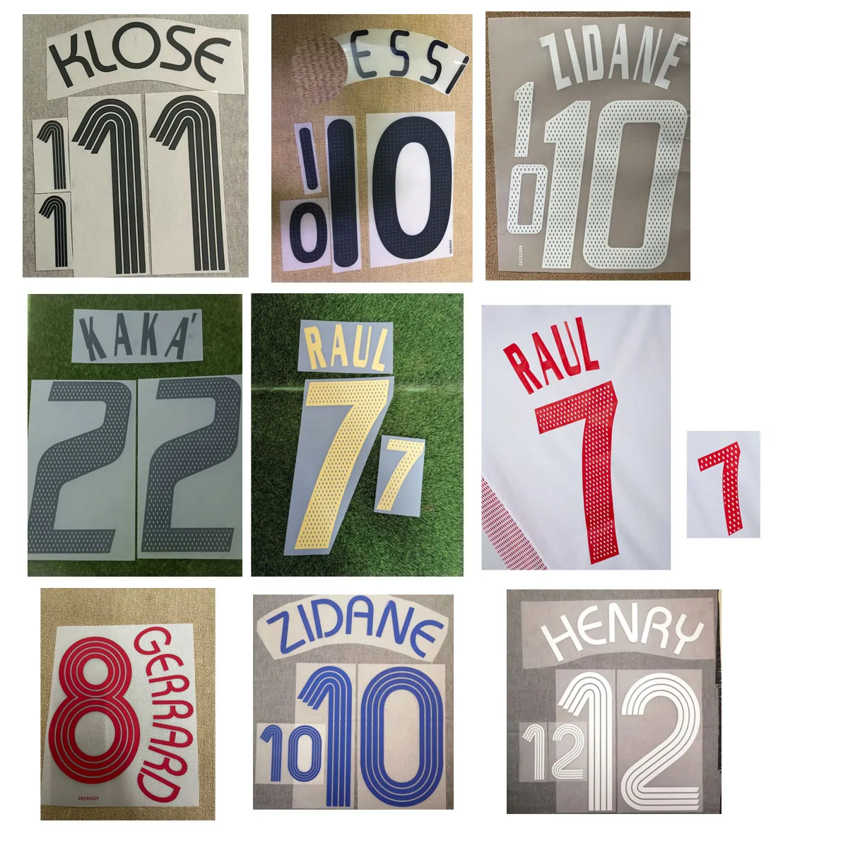 Customize Nameset 2002 2006 2008 Printing DIY CUSTOMIZE NAME NUMBER Heat Transfer Soccer Patch Badge