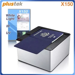 ICAO DOC 9303 MRZ OCR Passport Reader Machine with White Light IR UV ID Card Driver License Document Scanner Free SDK X150
