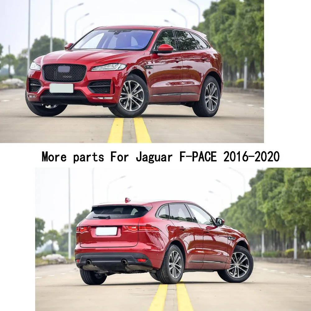 For Jaguar F-PACE FPace 2016 2017 2018 2019 2020 Car ABS Key Start Engine Engine Start Stop Ignition Key Ring Frame view 6